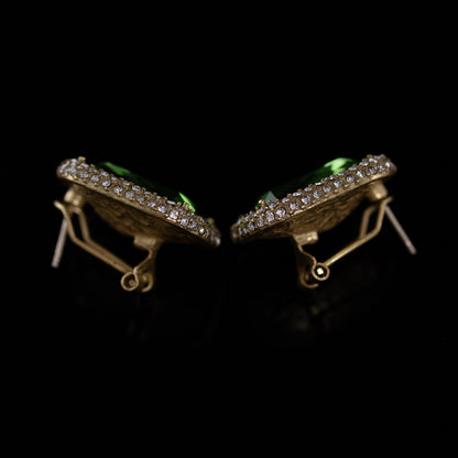 Vintage Cubic Zirconia Timeless Polished Earrings Timeless Style