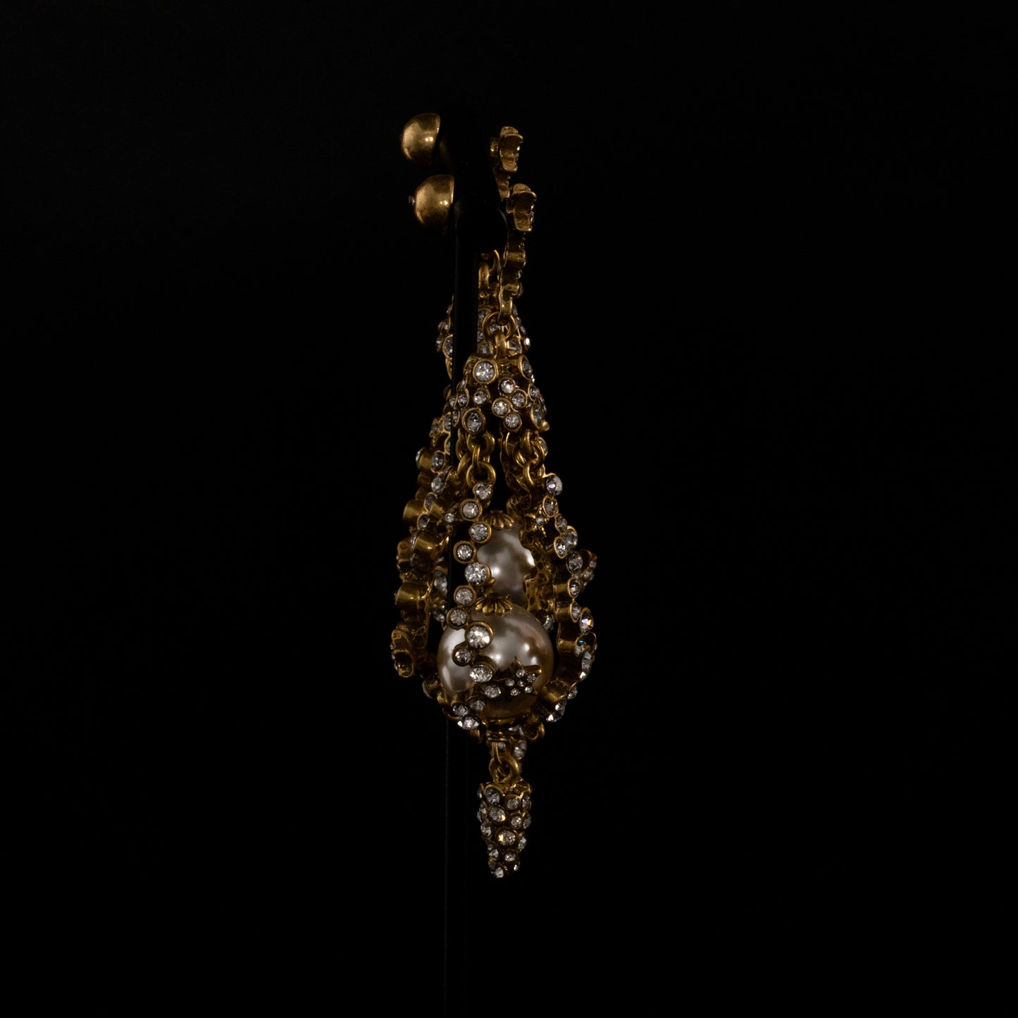 Vintage Pearl Statement Elegant Earrings Timeless Style
