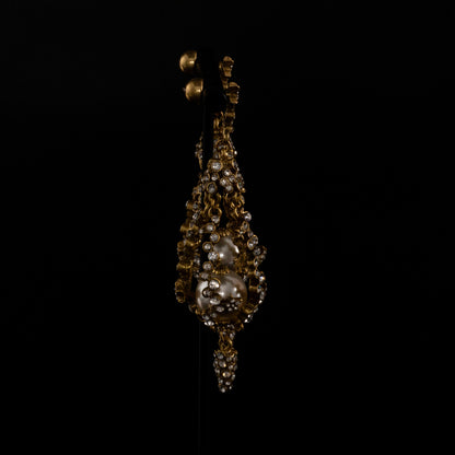 Vintage Pearl Statement Elegant Earrings Timeless Style