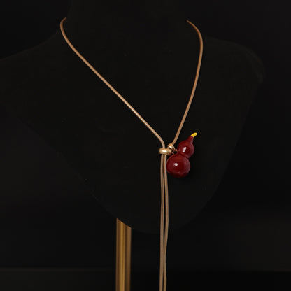 Vintage Enamel Floral Timeless Necklace Timeless Style