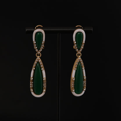 Vintage Teardrop Chic Handcrafted Earrings Gift Jewelry