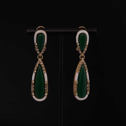 Vintage Teardrop Chic Handcrafted Earrings Gift Jewelry