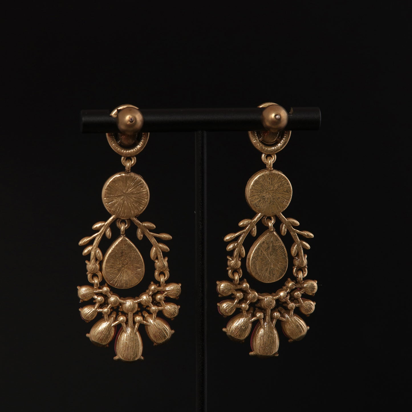 Vintage Agate Blossom Luxury Earrings Gift Jewelry