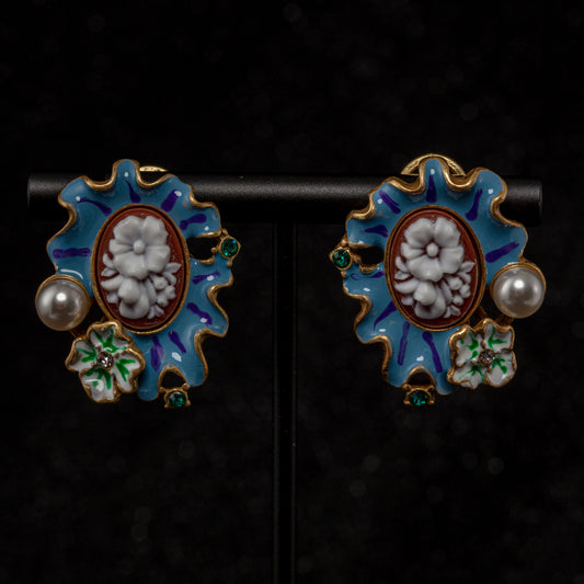 Vintage Pearl Luxury Elegant Earrings Gift Jewelry