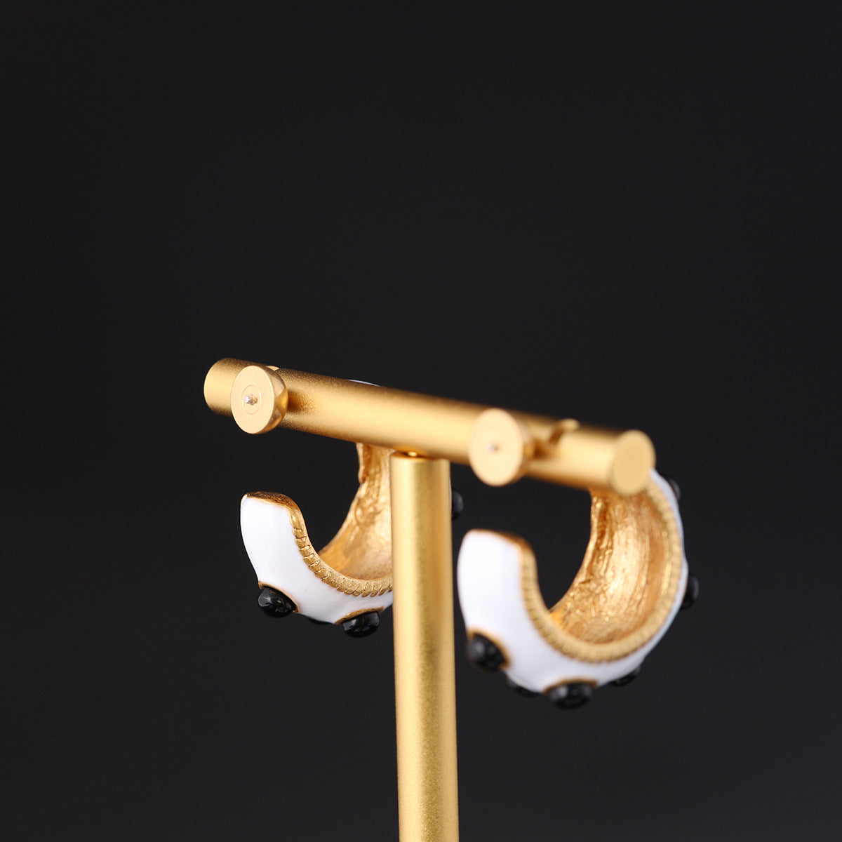 Vintage Enamel Luxury Classic Earrings Gift Jewelry