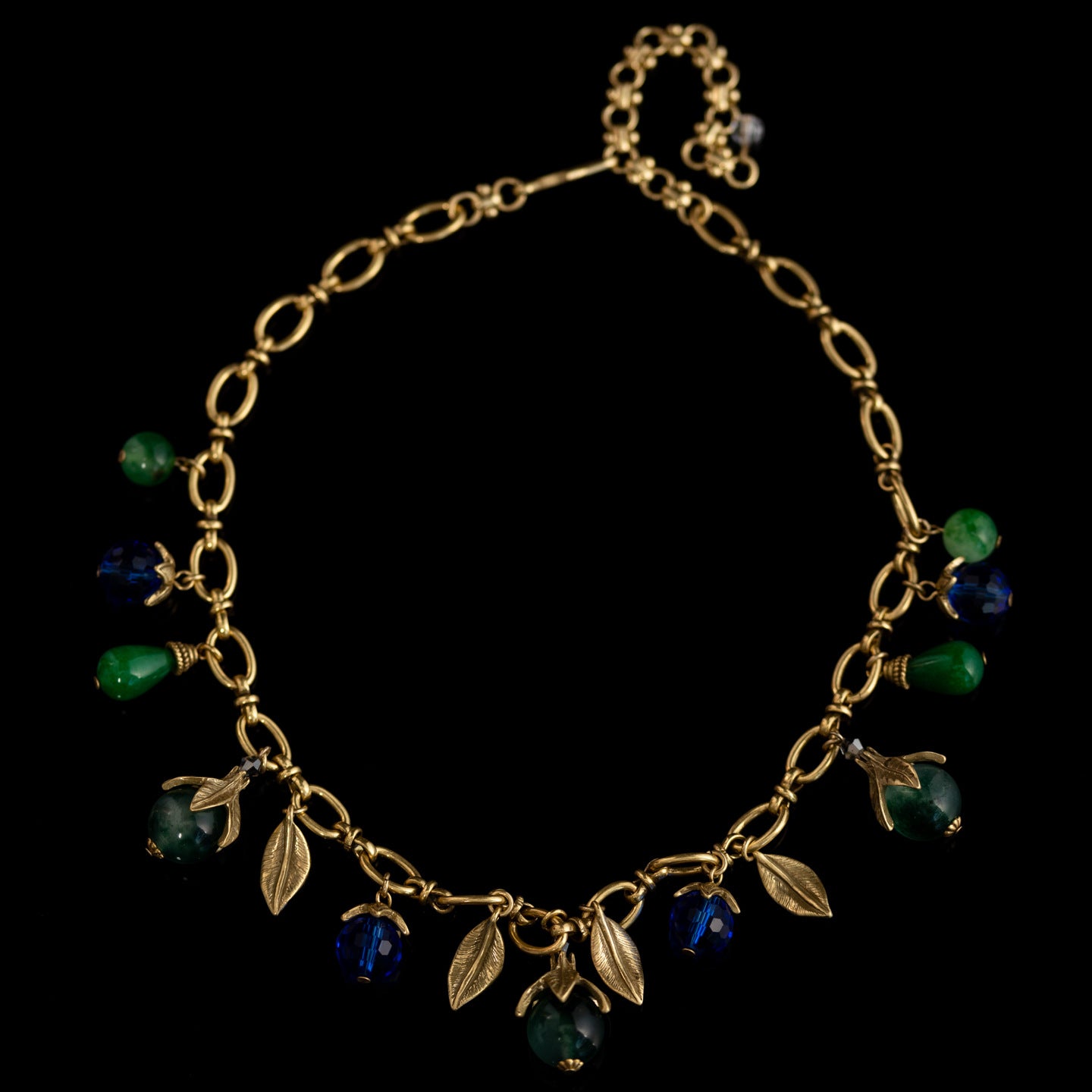 Vintage Natural Stone Classic Necklace Handcrafted Design