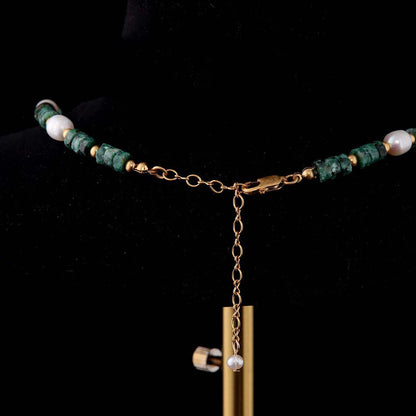 Vintage Geometric Timeless Classic Necklace Handcrafted Design