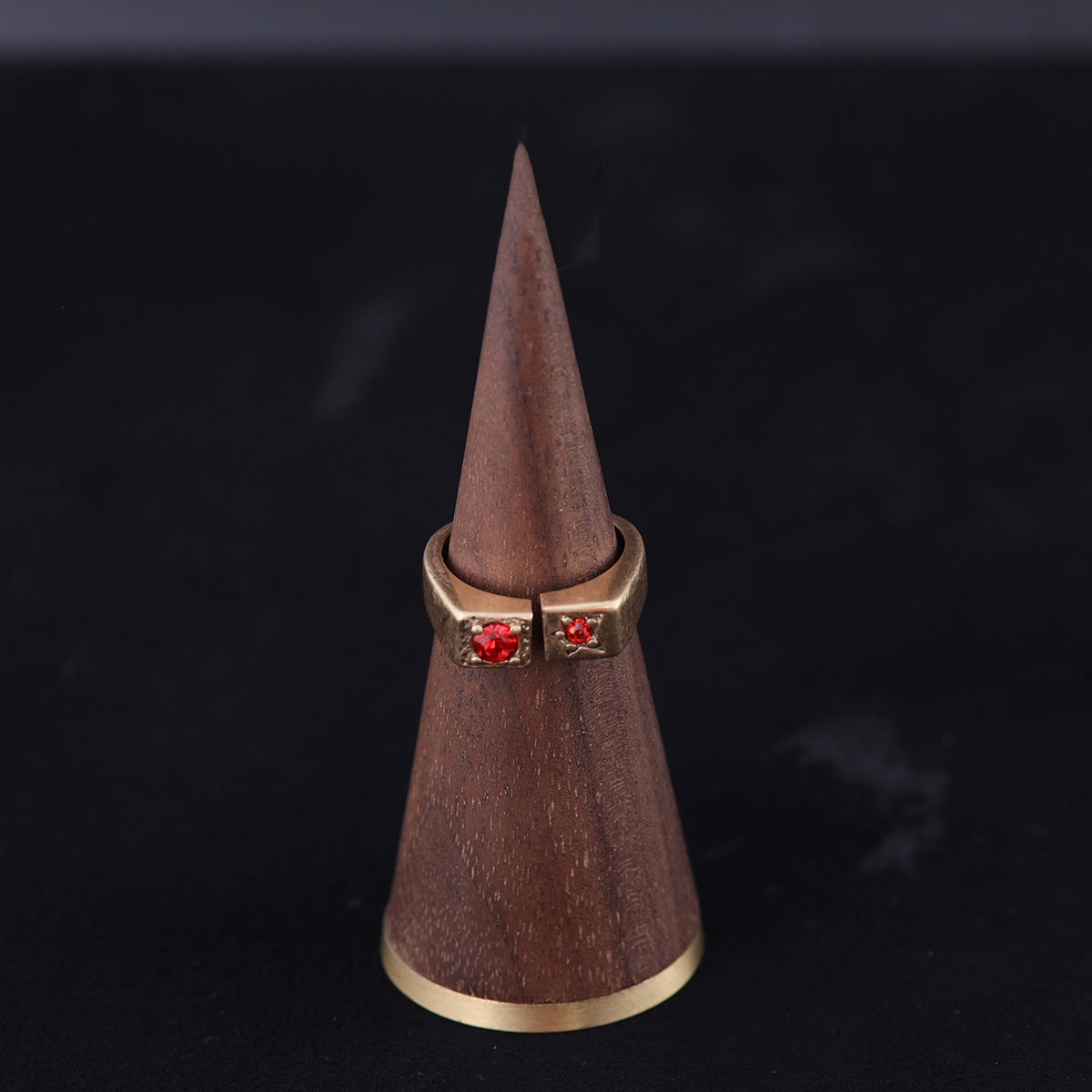 Vintage Geometric Statement Retro Open Ring Timeless Style