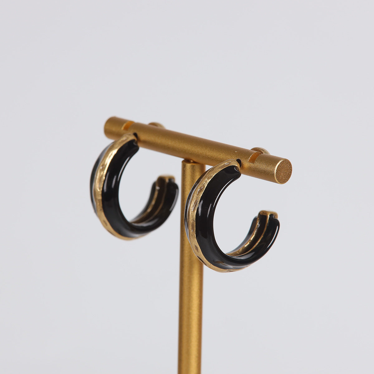 Vintage Enamel Chic Artisan Earrings for Ladies