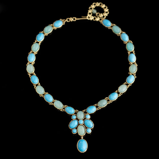 Vintage Geometric Refined Polished Necklace Handcrafted Design