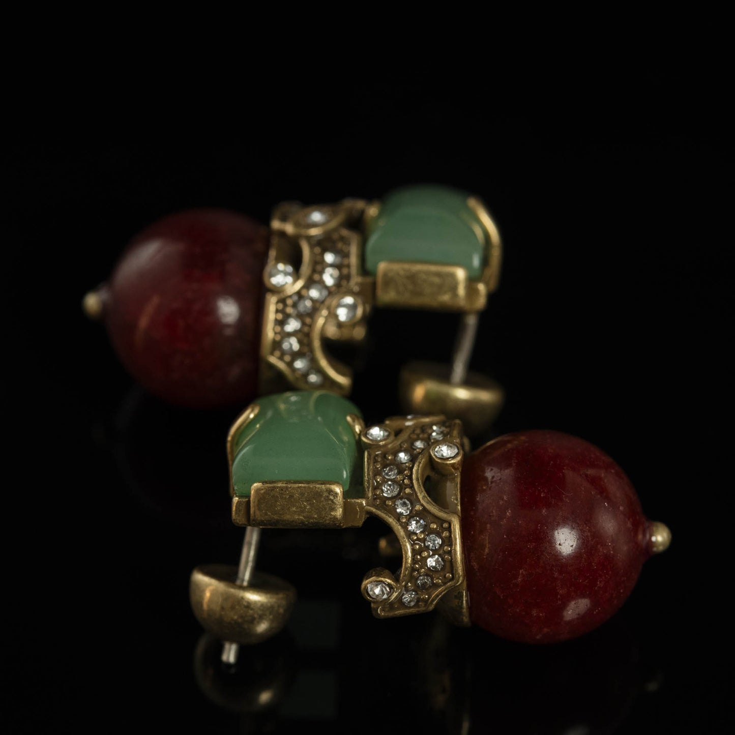 Vintage Agate Timeless Artisan Earrings for Women