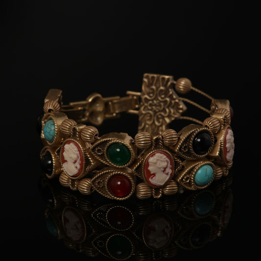 Vintage Natural Stone Refined Polished Bracelet Handcrafted Design