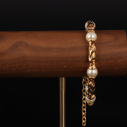 Vintage Pearl Luxury Retro Bracelet Timeless Style
