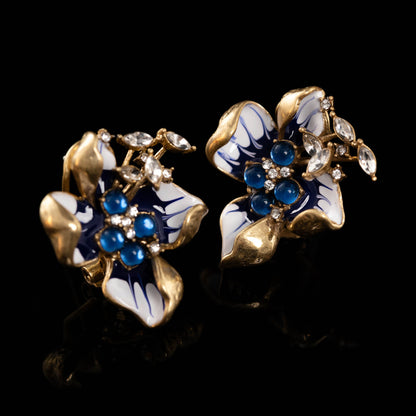 Vintage Artisan Handcrafted Timeless Earrings Handcrafted Design