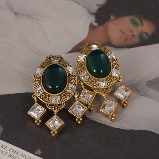 Vintage Timeless Elegant Timeless Earrings Handcrafted Design