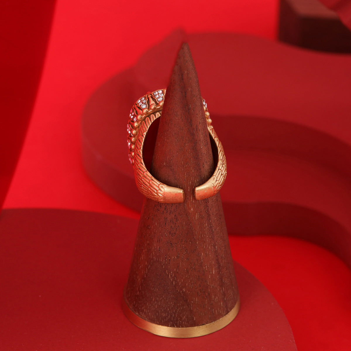 Vintage Geometric Statement Retro Open Ring Gift Jewelry