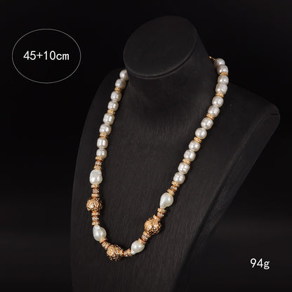 Vintage Pearl Elegant Luxury Necklace for Women