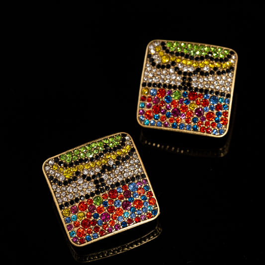 Vintage Geometric Classic Elegant Earrings Timeless Style
