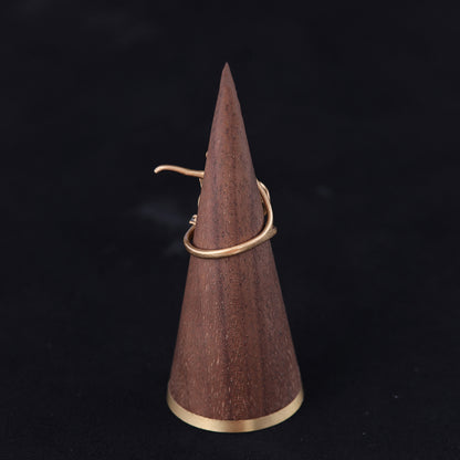 Vintage Artisan Timeless Elegant Open Ring