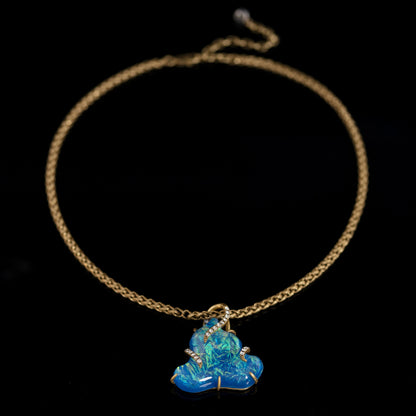 Vintage Timeless Stone Inlay Necklace Gift Jewelry