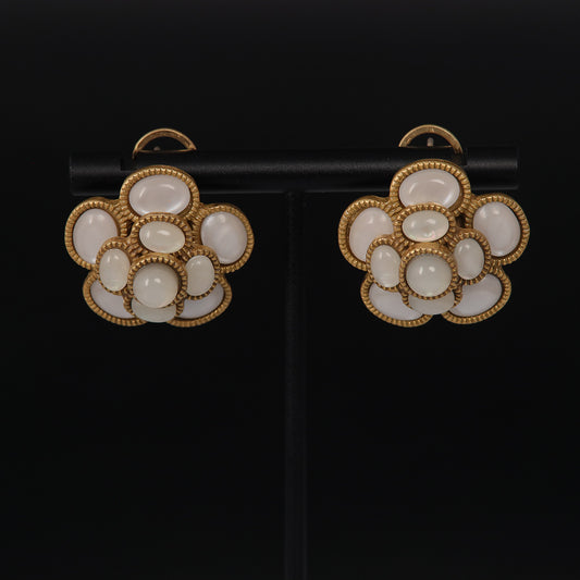 Vintage Agate Timeless Handcrafted Earrings Handcrafted Design