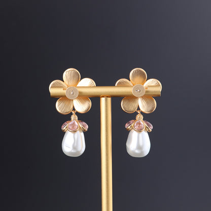 Vintage Chic Handcrafted Luxury Earrings for Ladies