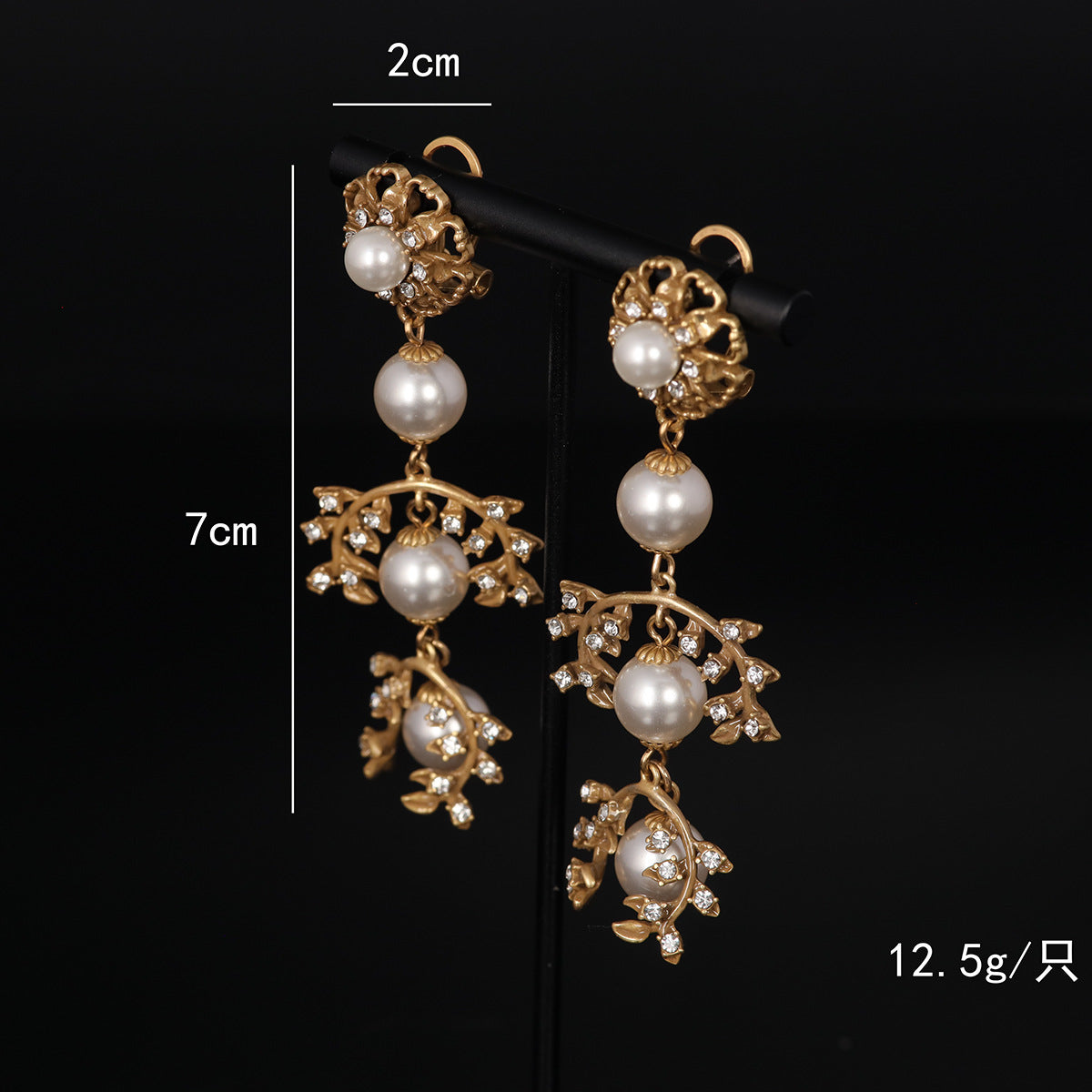 Vintage Refined Handcrafted Artisan Earrings Handcrafted Design