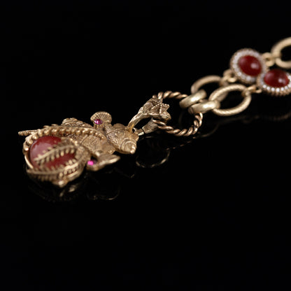 Vintage Natural Stone Luxury Necklace Handcrafted Design