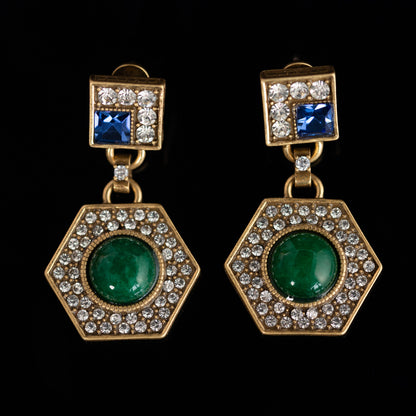 Vintage Pearl Leaf Refined Handcrafted Earrings for Ladies