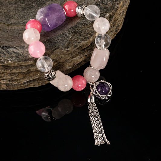Vintage Crystal Star Classic Handcrafted Bracelet Gift Jewelry