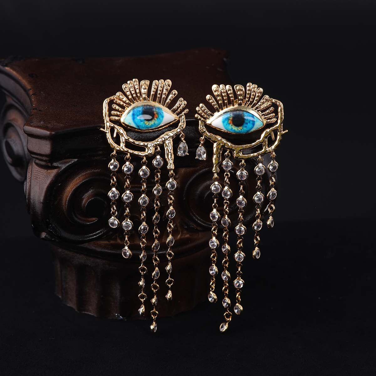 Vintage Star Statement Handcrafted Earrings Timeless Style