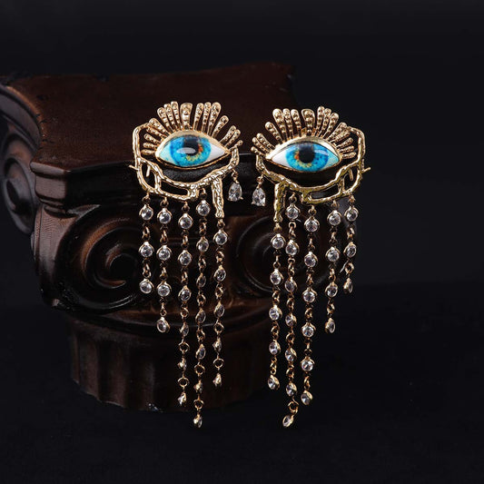 Vintage Star Statement Handcrafted Earrings Timeless Style