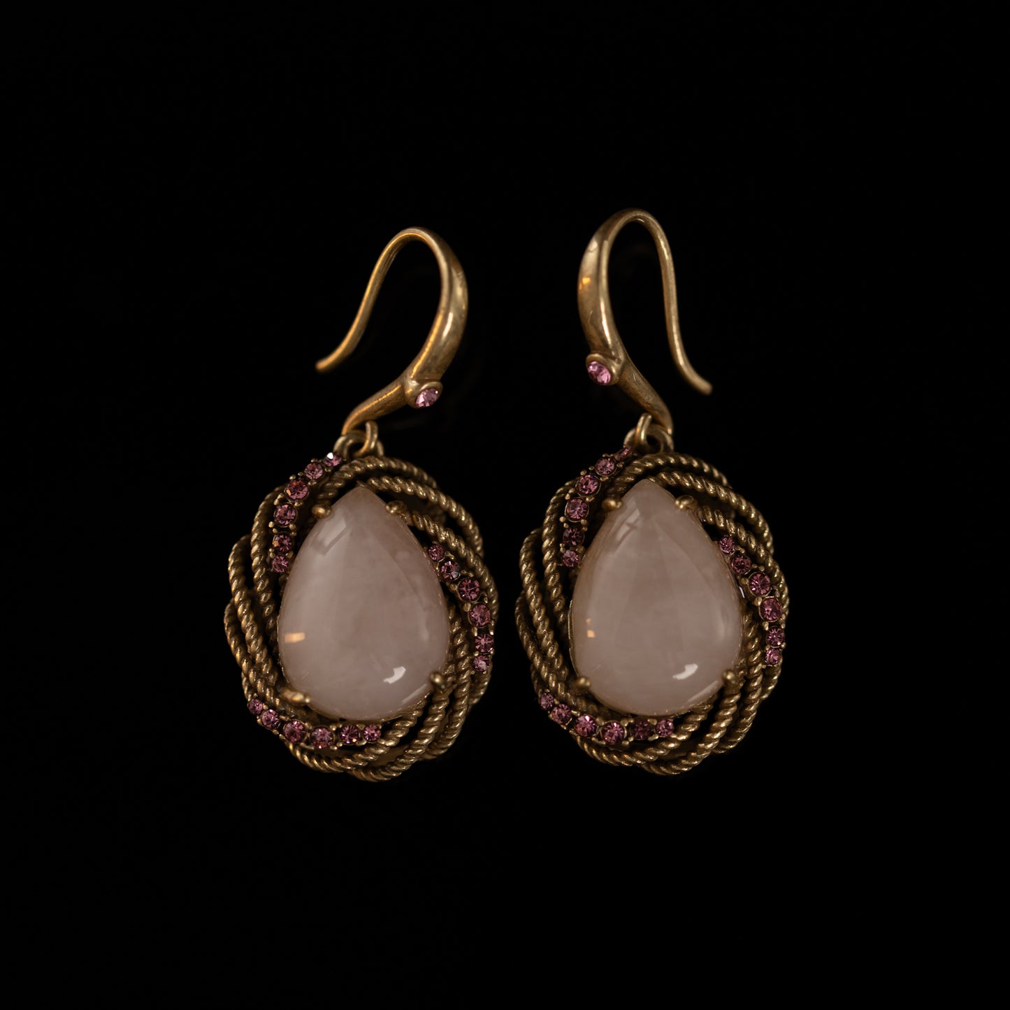 Vintage Crystal Star Luxury Handcrafted Earrings for Women