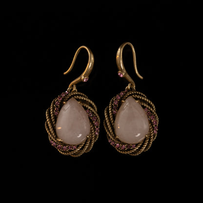Vintage Crystal Star Luxury Handcrafted Earrings for Women