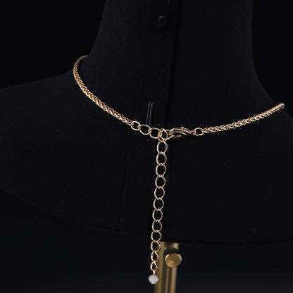 Vintage Shell Geometric Refined Necklace for Women