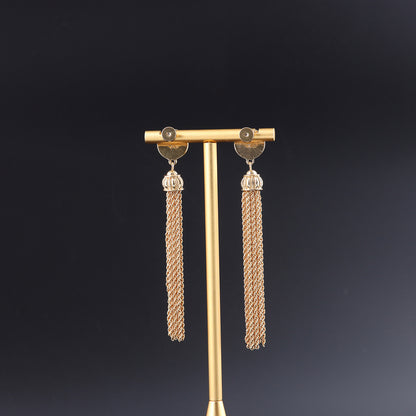 Vintage Crystal Star Timeless Handcrafted Earrings for Ladies