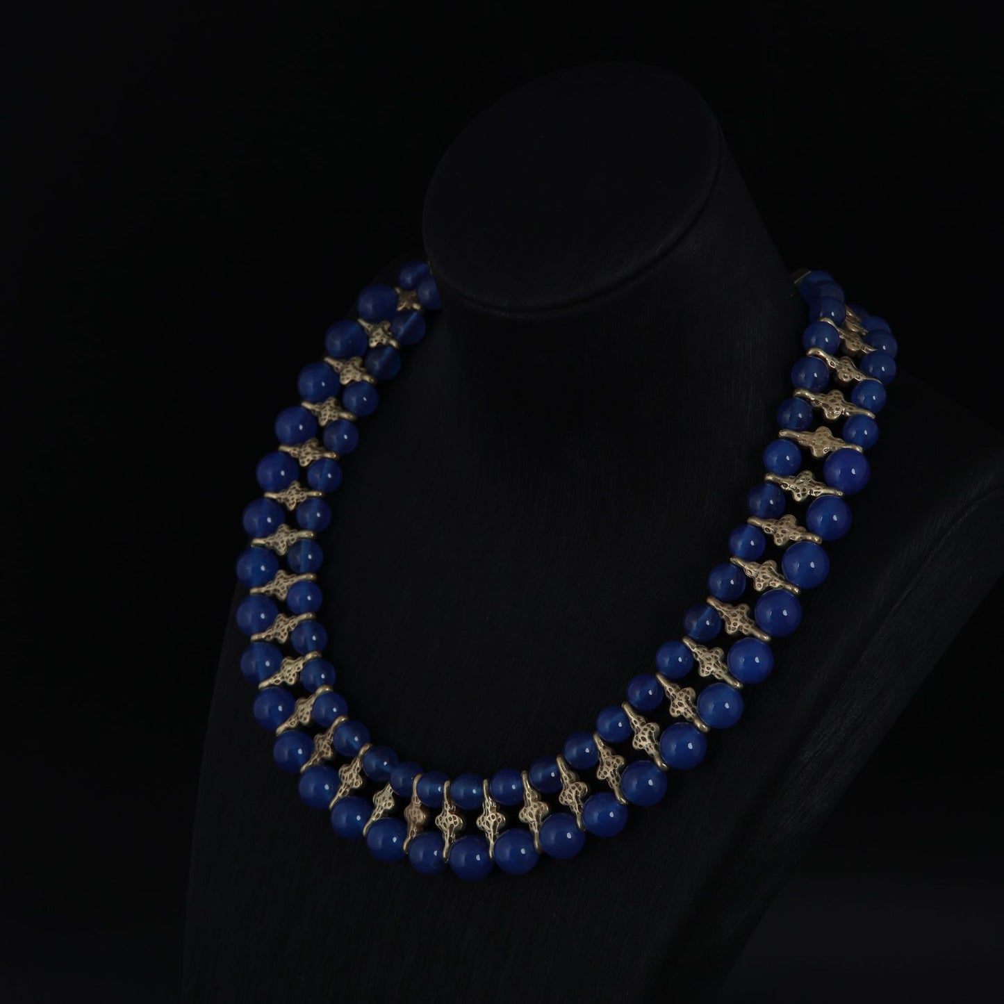 Vintage Classic Agate & Pearl Handcrafted Jewelry Set