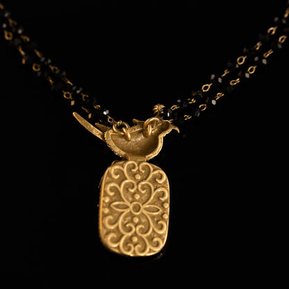 Vintage Agate Timeless Stone Inlay Necklace for Ladies