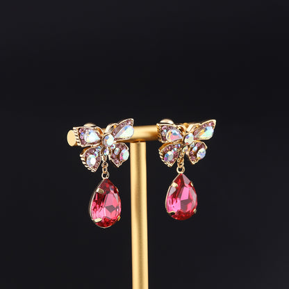 Vintage Butterfly Refined Handcrafted Earrings Gift Jewelry