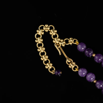 Vintage Natural Stone Statement Necklace Gift Jewelry