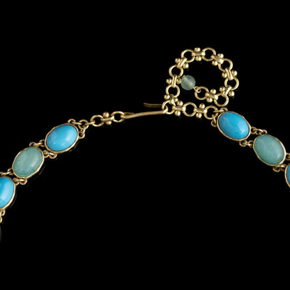 Vintage Geometric Refined Polished Necklace Handcrafted Design
