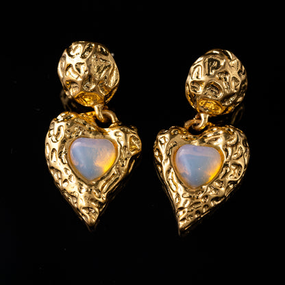 Vintage Star Elegant Polished Earrings for Ladies