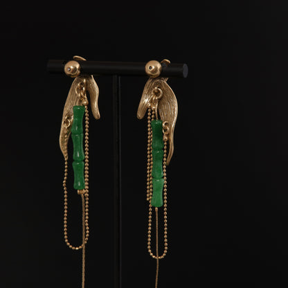 Vintage Artisan Statement Luxury Earrings for Ladies