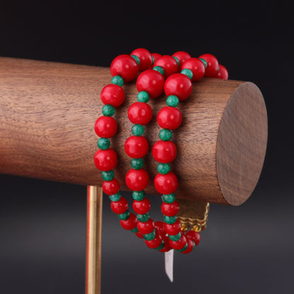 Vintage Glass Geometric Refined Bracelet for Women