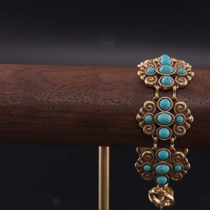 Vintage Floral Statement Chic Bracelet for Women