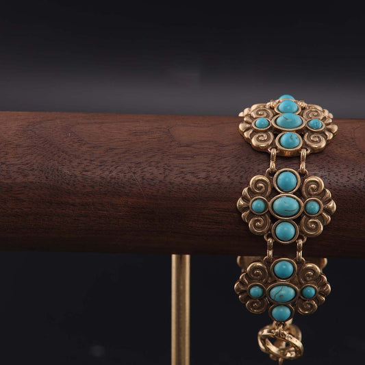 Vintage Floral Statement Chic Bracelet for Women