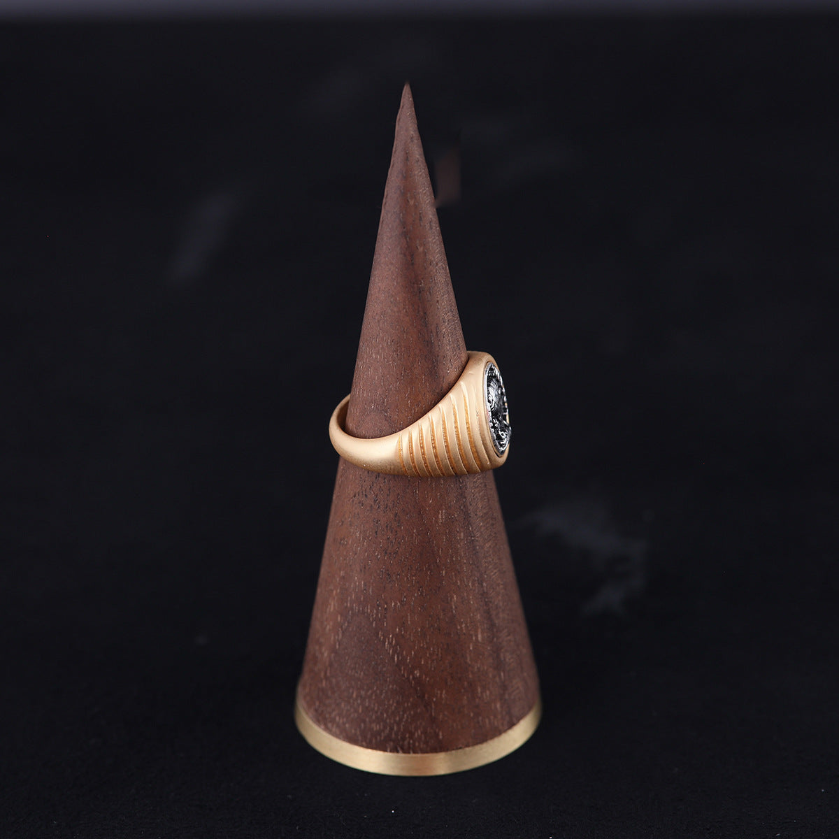 Vintage Geometric Artisan Statement Open Ring Timeless Style