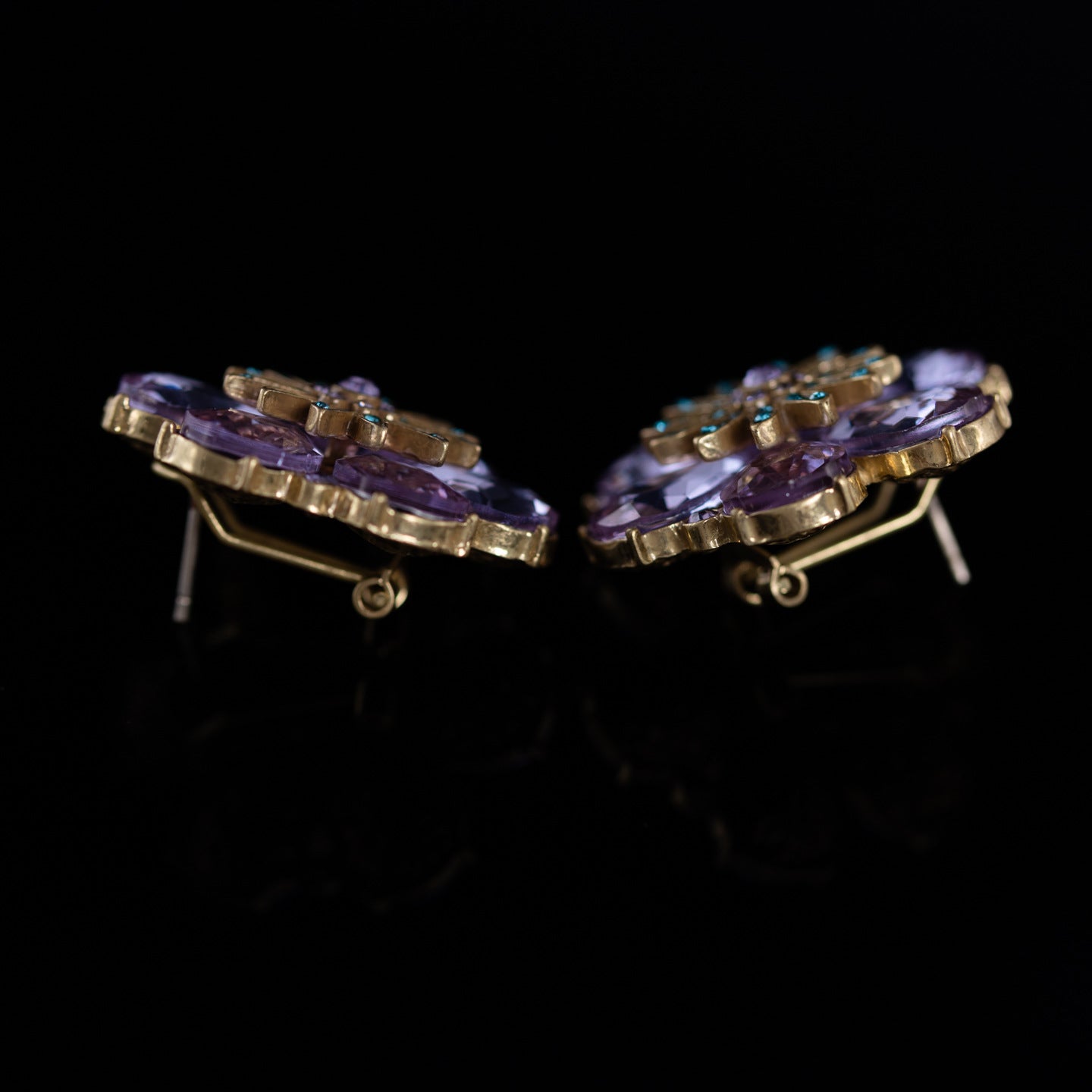 Vintage Chic Handcrafted Luxury Earrings Handcrafted Design