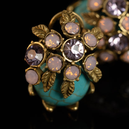Vintage Artisan Handcrafted Statement Earrings Timeless Style