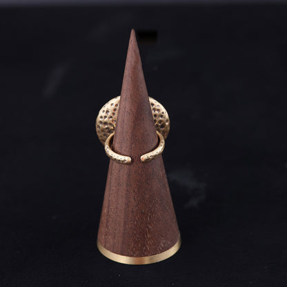 Vintage Geometric Luxury Refined Open Ring Timeless Style